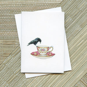"Tiny Tasseographer" Greeting Card