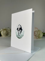 Load image into Gallery viewer, &quot;Orca Waltz&quot; Greeting Card
