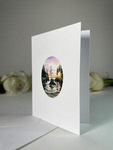"Cape Disappointment" Greeting Card