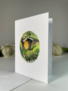 "Hobbiton" Greeting Card