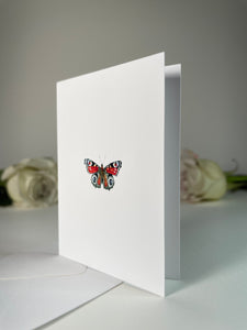 "Peacock Butterfly" Greeting Card