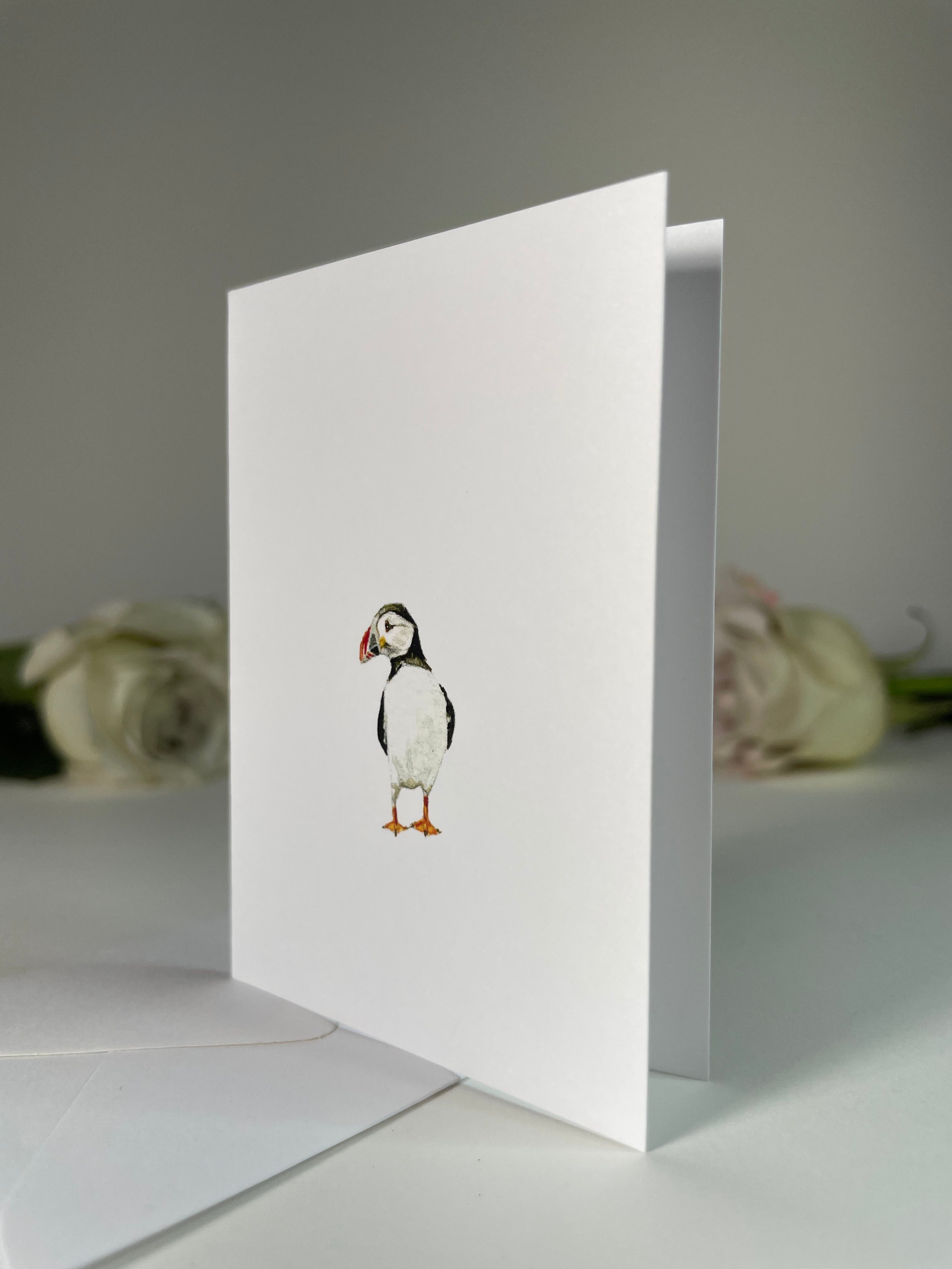 "Puffin Tiny" Greeting Card