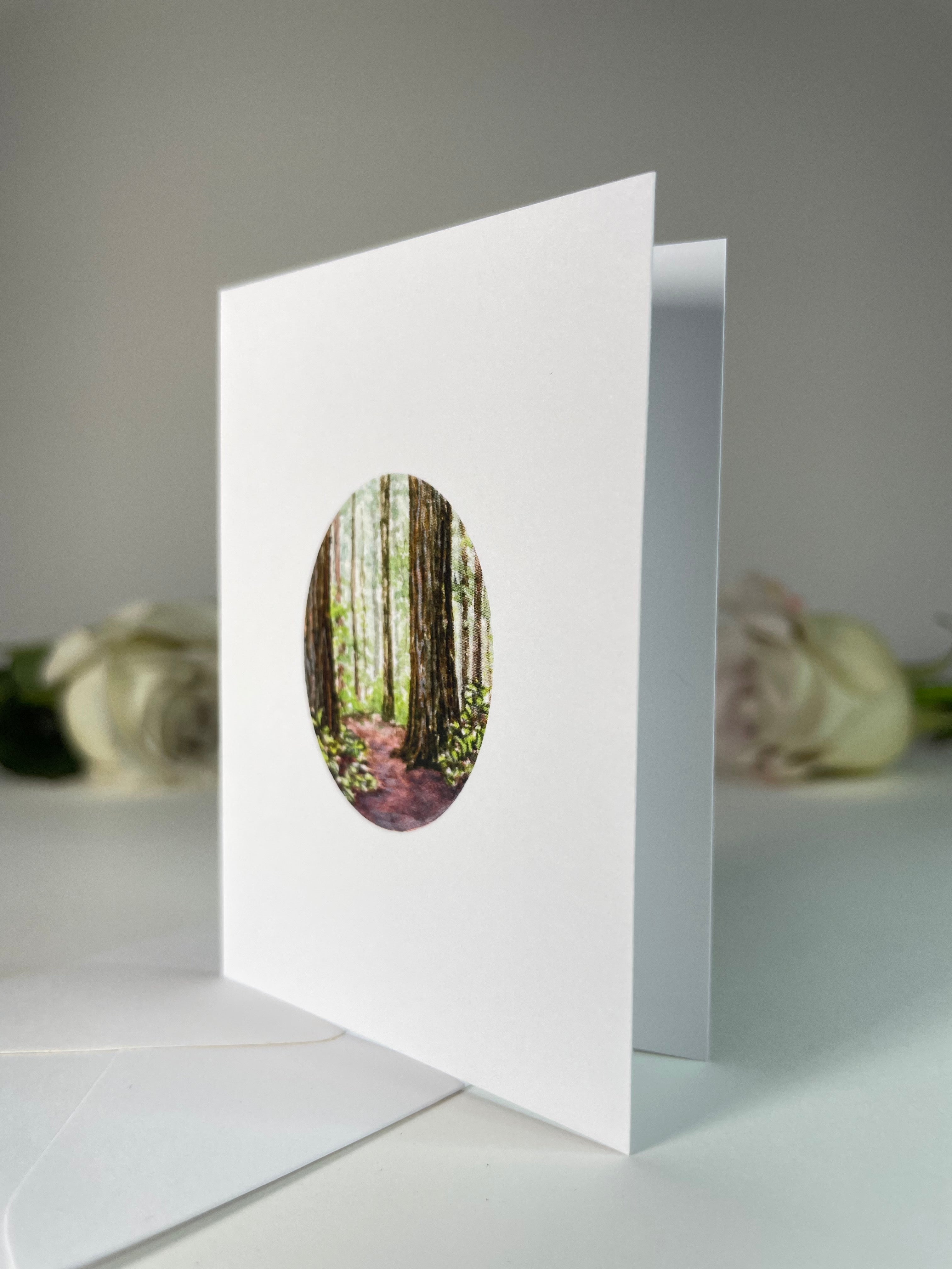 "Redwood National Park" Greeting Card