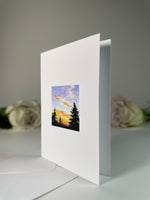 Load image into Gallery viewer, &quot;Evenings Atop The Reservoir&quot; Greeting Card
