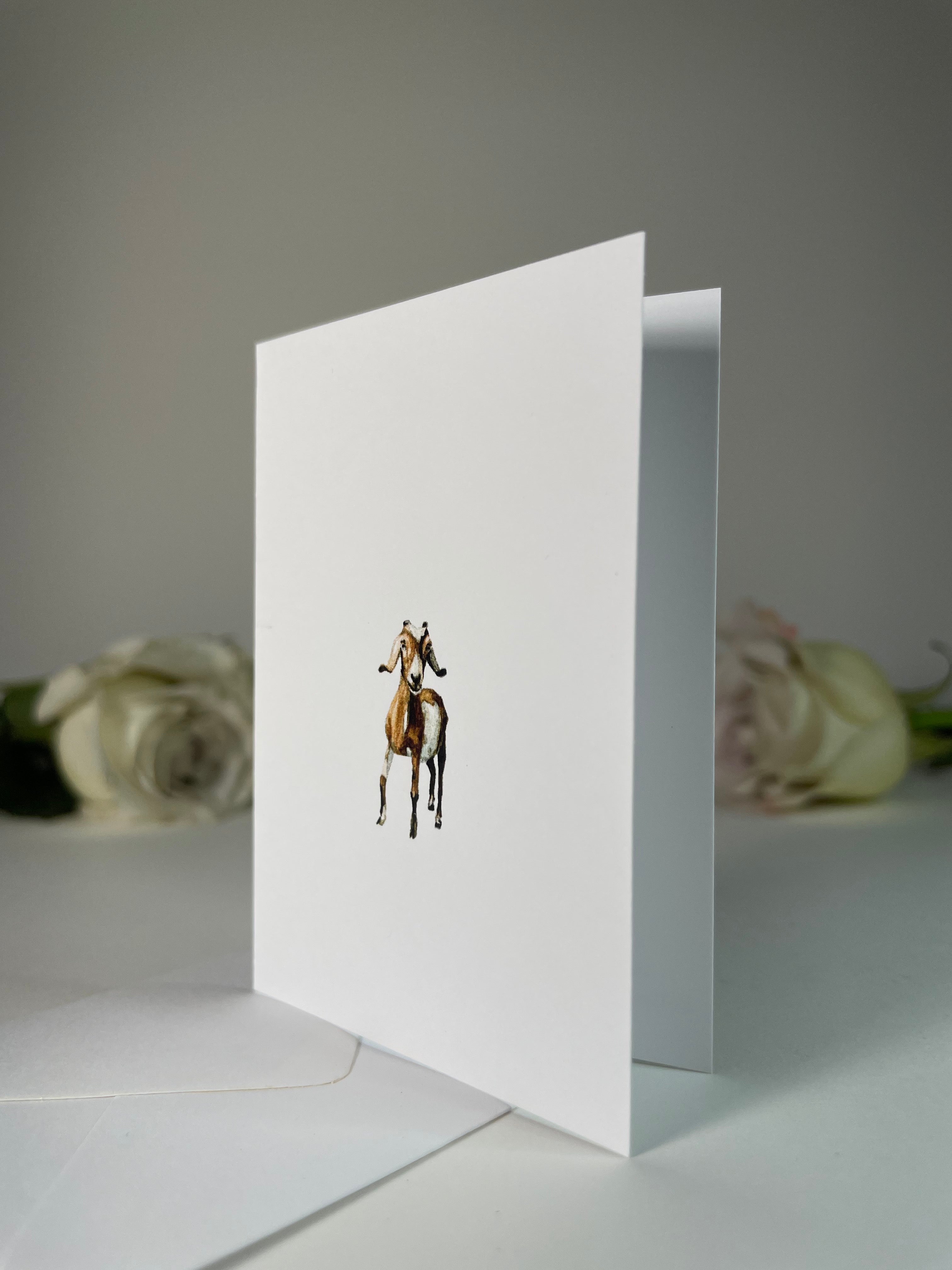 "Goat For It" Greeting Card