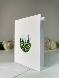 "Olympic National Park" Greeting Card