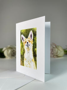 "Sunshine Fox" Greeting Card