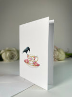 Load image into Gallery viewer, &quot;Tiny Tasseographer&quot; Greeting Card
