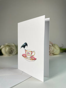 "Tiny Tasseographer" Greeting Card