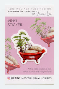 "Spud Bath" Vinyl Sticker