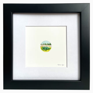 'Yellowstone Hot Spring' Original Watercolor Painting